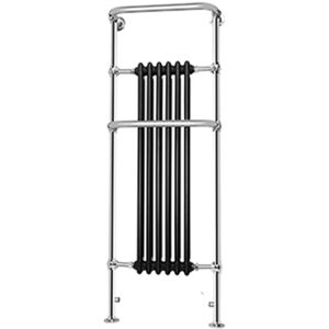 Rosalind Wheeler Ashendon Vertical Traditional Towel Rail Black 150cm H X 57.6cm W X 23.5cm D Rosalind Wheeler Ashendon Vertical Traditional Towel Rail Black 150cm H X 57.6cm W X 23.5cm D
