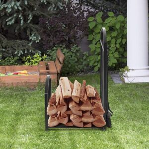 WFX Utility 5 Piece Lumber Log Rack Black 69.5cm H X 43.5cm W X 39.5cm D WFX Utility 5 Piece Lumber Log Rack Black 69.5cm H X 43.5cm W X 39.5cm D