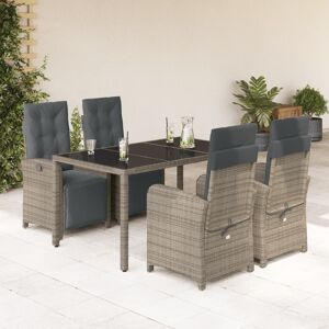 Brayden Studio Whitham Rectangular 5 - Piece 4 - Person 150Cm Outdoor Table Set Grey/Grey 4 Brayden Studio Whitham Rectangular 5 - Piece 4 - Person 150Cm Outdoor Table Set Grey/Grey 4