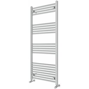 Rebrilliant Wiest Straight Heated Towel Rail Radiator Bathroom Ladder Warmer Chrome 140cm H x 60cm W x 3cm D Rebrilliant Wiest Straight Heated Towel Rail Radiator Bathroom Ladder Warmer Chrome 140cm H x 60cm W x 3cm D