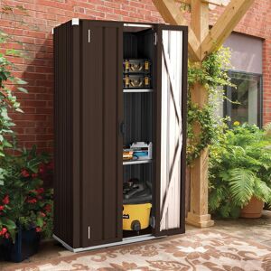 WFX Utility Metal Single Storage Cabinet ( 177.80cm H x 117.85cm W x 75.94cm D) Brown 177.80cm H X 117.85cm W X 75.94cm D WFX Utility Metal Single Storage Cabinet ( 177.80cm H x 117.85cm W x 75.94cm D) Brown 177.80cm H X 117.85cm W X 75.94cm D