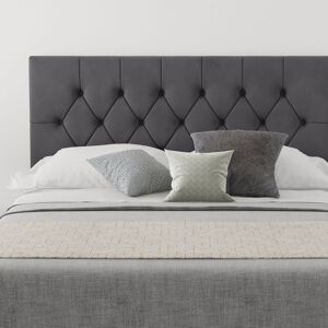 Wade Logan Talcott Upholstered Headboard Velvet Steel Single (3') Wade Logan Talcott Upholstered Headboard Velvet Steel Single (3')