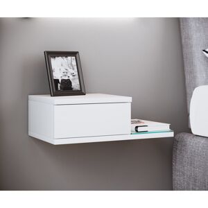 Latitude Run Consila M Wall Drawer White 15cm H x 48cm W x 28cm D Latitude Run Consila M Wall Drawer White 15cm H x 48cm W x 28cm D