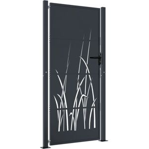 Ophelia & Co. Oliphant Metal Gate Anthracite 205cm H x 105cm W x 3.9cm D Ophelia & Co. Oliphant Metal Gate Anthracite 205cm H x 105cm W x 3.9cm D