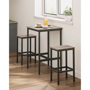 17 Stories Runkel 2 - Person Dining Set Brown/Black/Brown/Black 2 17 Stories Runkel 2 - Person Dining Set Brown/Black/Brown/Black 2