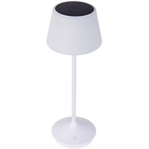 17 Stories EMMI 38cm Solar Powered Integrated LED Outdoor Table Lamp White 38cm H X 13cm W X 13cm D 17 Stories EMMI 38cm Solar Powered Integrated LED Outdoor Table Lamp White 38cm H X 13cm W X 13cm D