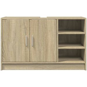Brayden Studio Breaden 90cm W x 55cm H x 29cm D Under Sink Cabinet Sonoma oak 55cm H X 90cm W X 29cm D Brayden Studio Breaden 90cm W x 55cm H x 29cm D Under Sink Cabinet Sonoma oak 55cm H X 90cm W X 29cm D