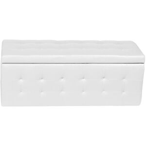 Ebern Designs Discusin 140Cm Faux Leather Rectangle Storage Ottoman White 47cm H X 140cm W X 45cm D Ebern Designs Discusin 140Cm Faux Leather Rectangle Storage Ottoman White 47cm H X 140cm W X 45cm D