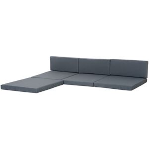 Ebern Designs Garden Seat/Back Cushion Grey 75cm W Ebern Designs Garden Seat/Back Cushion Grey 75cm W