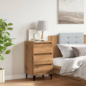 Rio Pythagoras 3 - Drawer Nightstand Artisan Oak 69cm H X 40cm W X 35cm D Rio Pythagoras 3 - Drawer Nightstand Artisan Oak 69cm H X 40cm W X 35cm D