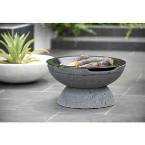 FIJI FIRE 28Cm H x 53Cm W Concrete Charcoal Outdoor Fire Pit Mercury Grey 28cm H X 53cm W X 53cm D FIJI FIRE 28Cm H x 53Cm W Concrete Charcoal Outdoor Fire Pit Mercury Grey 28cm H X 53cm W X 53cm D