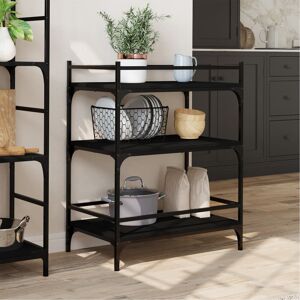 Borough Wharf Newfolden Metal Bar Cart Black 86.5cm H X 65cm W X 40cm D Borough Wharf Newfolden Metal Bar Cart Black 86.5cm H X 65cm W X 40cm D