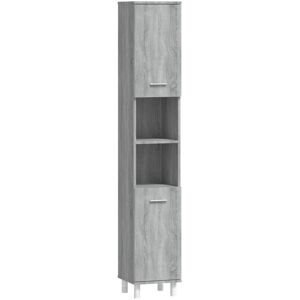 17 Stories Avrey 30cm x 179cm Free Standing Cabinet Grey Sonoma 179cm H X 30cm W X 30cm D 17 Stories Avrey 30cm x 179cm Free Standing Cabinet Grey Sonoma 179cm H X 30cm W X 30cm D