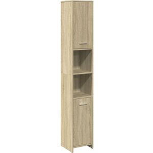 17 Stories Rossner Bathroom Storage Sonoma Oak 183.5cm H X 30cm W X 30cm D 17 Stories Rossner Bathroom Storage Sonoma Oak 183.5cm H X 30cm W X 30cm D