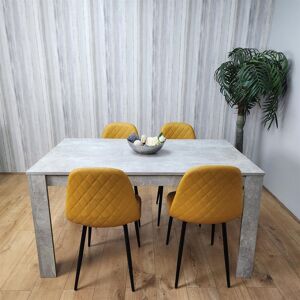 17 Stories 4 - Person Dining Set Mustard 4 17 Stories 4 - Person Dining Set Mustard 4