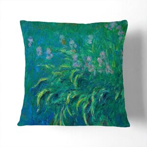 East Urban Home Irises Floral Scatter Cushion 55cm H x 55cm W x 20cm D East Urban Home Irises Floral Scatter Cushion 55cm H x 55cm W x 20cm D