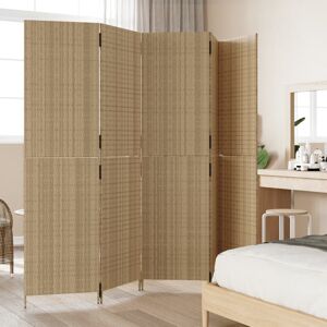 17 Stories Neyzer Folding Room Divider Beige 180cm H x 245cm W 17 Stories Neyzer Folding Room Divider Beige 180cm H x 245cm W