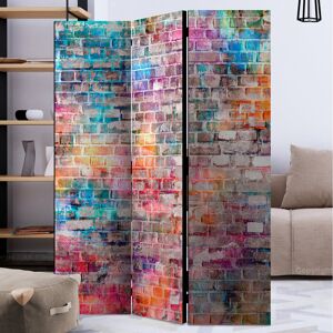 Ebern Designs Wauwinet Room Divider Blue;Pink;Orange 135cm W Ebern Designs Wauwinet Room Divider Blue;Pink;Orange 135cm W
