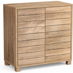 VonHaus Chester Bathroom Storage Natural 60cm H X 60cm W X 30cm D VonHaus Chester Bathroom Storage Natural 60cm H X 60cm W X 30cm D