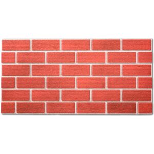 Borough Wharf Ahaana 3D Brick Effect Wall Panels - Styrofoam, Easy Installation, 100x50cm (9-Pack) for Home Decoration Fire 0.8'' H X 50cm H X 100cm W Borough Wharf Ahaana 3D Brick Effect Wall Panels - Styrofoam, Easy Installation, 100x50cm (9-Pack) for Home Decoration Fire 0.8'' H X 50cm H X 100cm W