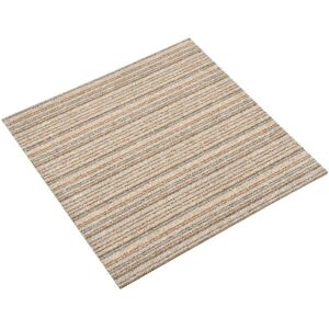 17 Stories Artella 50 x 50cm Polypropylene Tile in Grey/Anthracite Beige 50cm W X 50cm L 17 Stories Artella 50 x 50cm Polypropylene Tile in Grey/Anthracite Beige 50cm W X 50cm L