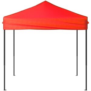 Dakota Fields Anaberta 1.95m x 1.95m Steel Party Tent Black/Red 195.5cm W X 195.5cm D X 235cm H Dakota Fields Anaberta 1.95m x 1.95m Steel Party Tent Black/Red 195.5cm W X 195.5cm D X 235cm H