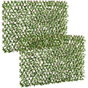 The Seasonal Aisle Amiena 100cm H x 200cm W Polyethylene Privacy Fence Included Green 200cm W X 100cm H X 10cm D The Seasonal Aisle Amiena 100cm H x 200cm W Polyethylene Privacy Fence Included Green 200cm W X 100cm H X 10cm D