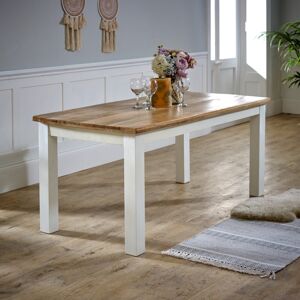 Brambly Cottage Alfie 170 L x 85 W Dining Table Natural Wood Tone Brambly Cottage Alfie 170 L x 85 W Dining Table Natural Wood Tone