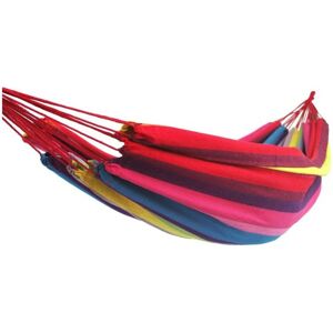 Dakota Fields Enriko Double Classic Hammock Red/Pink/Yellow 350cm H X 160cm W X 350cm L Dakota Fields Enriko Double Classic Hammock Red/Pink/Yellow 350cm H X 160cm W X 350cm L