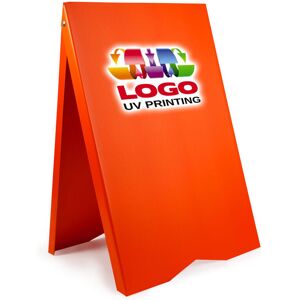 Ebern Designs Ghazar Pavement Sign Orange 81cm H X 53cm W X 7cm D Ebern Designs Ghazar Pavement Sign Orange 81cm H X 53cm W X 7cm D