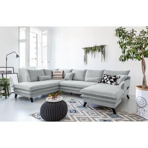 MiuForm Charming Charlie Upholstered Corner Sofa Light Grey 90cm H X 302cm W X 200cm D MiuForm Charming Charlie Upholstered Corner Sofa Light Grey 90cm H X 302cm W X 200cm D