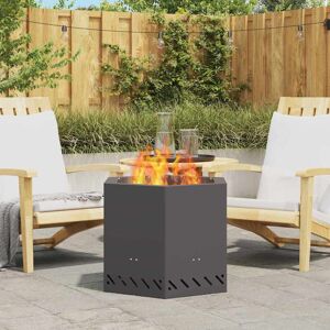 Latitude Run Fire Pit 51 Cm Cold-Rolled Steel Black 51cm H x 58cm W x 58cm D Latitude Run Fire Pit 51 Cm Cold-Rolled Steel Black 51cm H x 58cm W x 58cm D