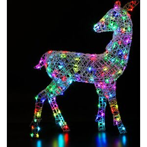 The Seasonal Aisle Richmond Deer Lighted Display White 18cm H X 70cm W X 95cm D The Seasonal Aisle Richmond Deer Lighted Display White 18cm H X 70cm W X 95cm D