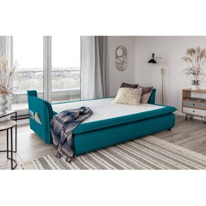 MiuForm Charming Charlie Upholstered Sofa Teal 215.9cm H X 571.5cm W X 233.68cm D MiuForm Charming Charlie Upholstered Sofa Teal 215.9cm H X 571.5cm W X 233.68cm D