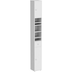 ClassicLiving Aadhith Freestanding Linen Cabinet White 180cm H X 20cm W X 20cm D ClassicLiving Aadhith Freestanding Linen Cabinet White 180cm H X 20cm W X 20cm D