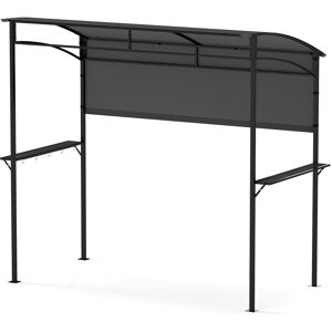 costway 239 X 108 Cm Grill Gazebo Outdoor Patio BBQ Canopy-Grey Grey costway 239 X 108 Cm Grill Gazebo Outdoor Patio BBQ Canopy-Grey Grey