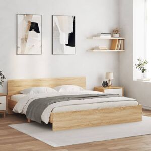 Metro Calzacorto Bed Sonoma Oak 70cm H X 185cm W X 203cm L Metro Calzacorto Bed Sonoma Oak 70cm H X 185cm W X 203cm L