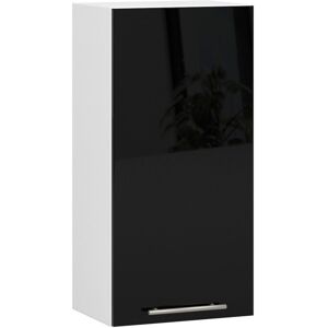AKORD W40 Wall Kitchen Cabinet - OLIWIA Series, Black, 40cm AKORD W40 Wall Kitchen Cabinet - OLIWIA Series, Black, 40cm