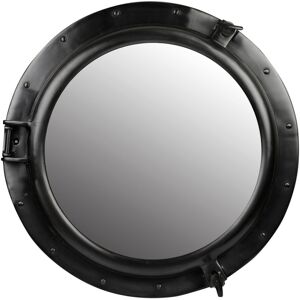 Ophelia & Co. Pewter-coloured Aluminium Porthole Mirror Inglenook Silver 30cm H x 30cm W x 6cm D Ophelia & Co. Pewter-coloured Aluminium Porthole Mirror Inglenook Silver 30cm H x 30cm W x 6cm D