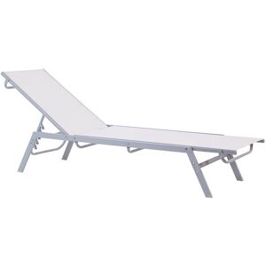 Dakota Fields Quinebaug Reclining Sun Lounger White 96cm H X 53cm W X 197cm L Dakota Fields Quinebaug Reclining Sun Lounger White 96cm H X 53cm W X 197cm L