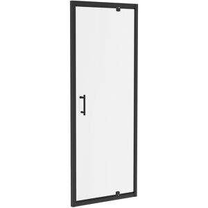 Latitude Run Achante 1900mm H Pivot Framed Shower Door with Clear Glass Black 820cm W Latitude Run Achante 1900mm H Pivot Framed Shower Door with Clear Glass Black 820cm W