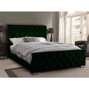 Mercer41 Carlos Upholstered Bed Frame Emerald Double (4'6) Mercer41 Carlos Upholstered Bed Frame Emerald Double (4'6)