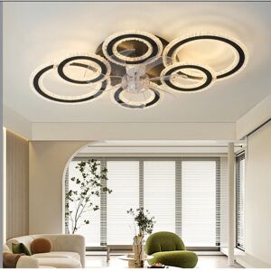 Blue Elephant Elora 76cm LED Dimmable Reversible Flush Mount Ceiling Fan with Lights and Remote Black 35cm Blue Elephant Elora 76cm LED Dimmable Reversible Flush Mount Ceiling Fan with Lights and Remote Black 35cm