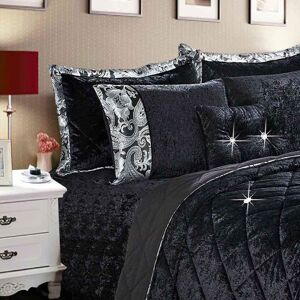 Canora Grey Analey Microfibre Modern & Contemporary Bedspread Set Black W235 x L250cm Canora Grey Analey Microfibre Modern & Contemporary Bedspread Set Black W235 x L250cm