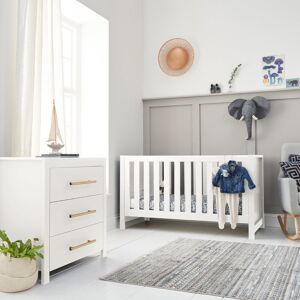 Tutti Bambini Tivoli 2 Piece Room Set - White White 70 x 140 cm Tutti Bambini Tivoli 2 Piece Room Set - White White 70 x 140 cm