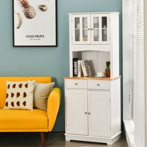 costway 170cm Kitchen Pantry Natural 170cm H X 68cm W X 40cm D costway 170cm Kitchen Pantry Natural 170cm H X 68cm W X 40cm D