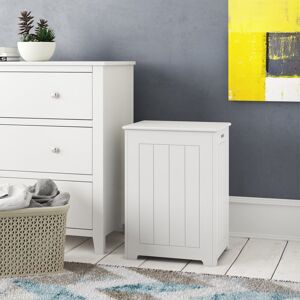 Rebrilliant Pendeen Cabinet Laundry Bin White 54cm H X 40cm W X 30cm D Rebrilliant Pendeen Cabinet Laundry Bin White 54cm H X 40cm W X 30cm D