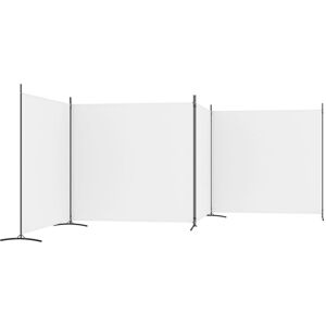 Latitude Run Kyen Folding Room Divider White 180cm H x 698cm W Latitude Run Kyen Folding Room Divider White 180cm H x 698cm W