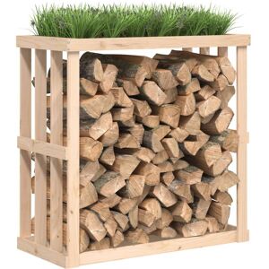 Dakota Fields 108Cm W Solid Wood Log Rack Beige 106cm H X 108cm W X 52cm D Dakota Fields 108Cm W Solid Wood Log Rack Beige 106cm H X 108cm W X 52cm D