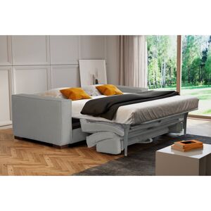 Ebern Designs Maximina Sofa Bed with Mattress in Cord Fabric Light Grey 85cm H X 203cm W X 99cm D Ebern Designs Maximina Sofa Bed with Mattress in Cord Fabric Light Grey 85cm H X 203cm W X 99cm D